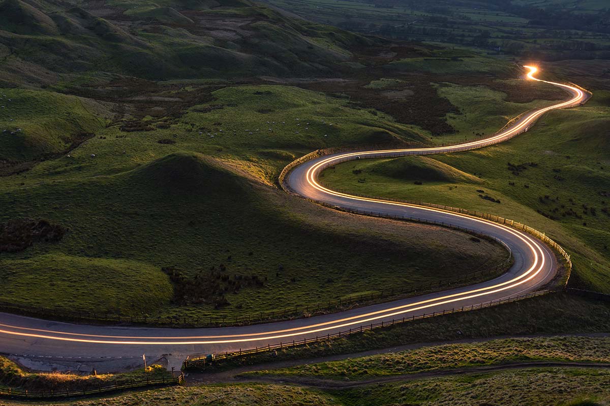 A road winding through the hills, symbolizing the journey of conscious uncoupling